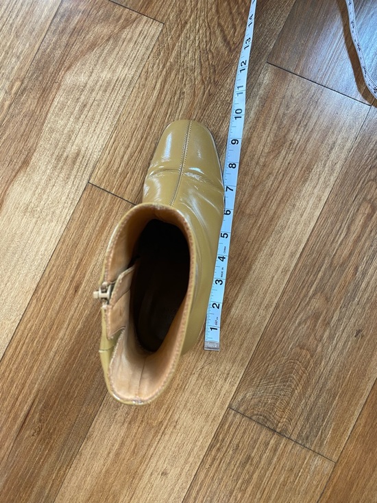 Sezane Axelle Ankle Boot in Honey Varnish - Picture 10 of 10